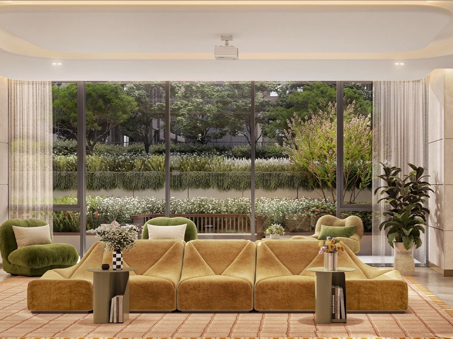 大廳花園視野